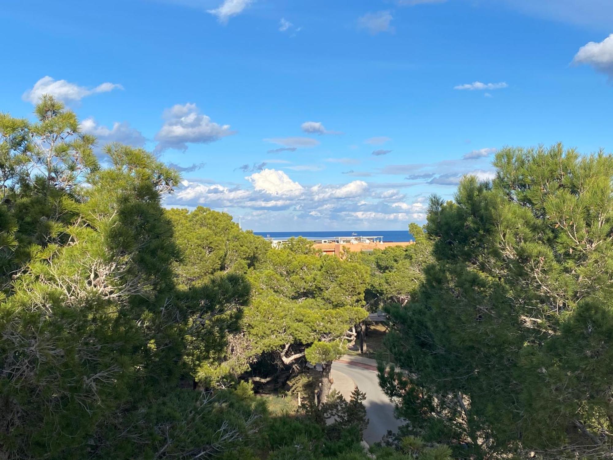Appartement Es Pujols proche plage, vue mer Buitenkant foto
