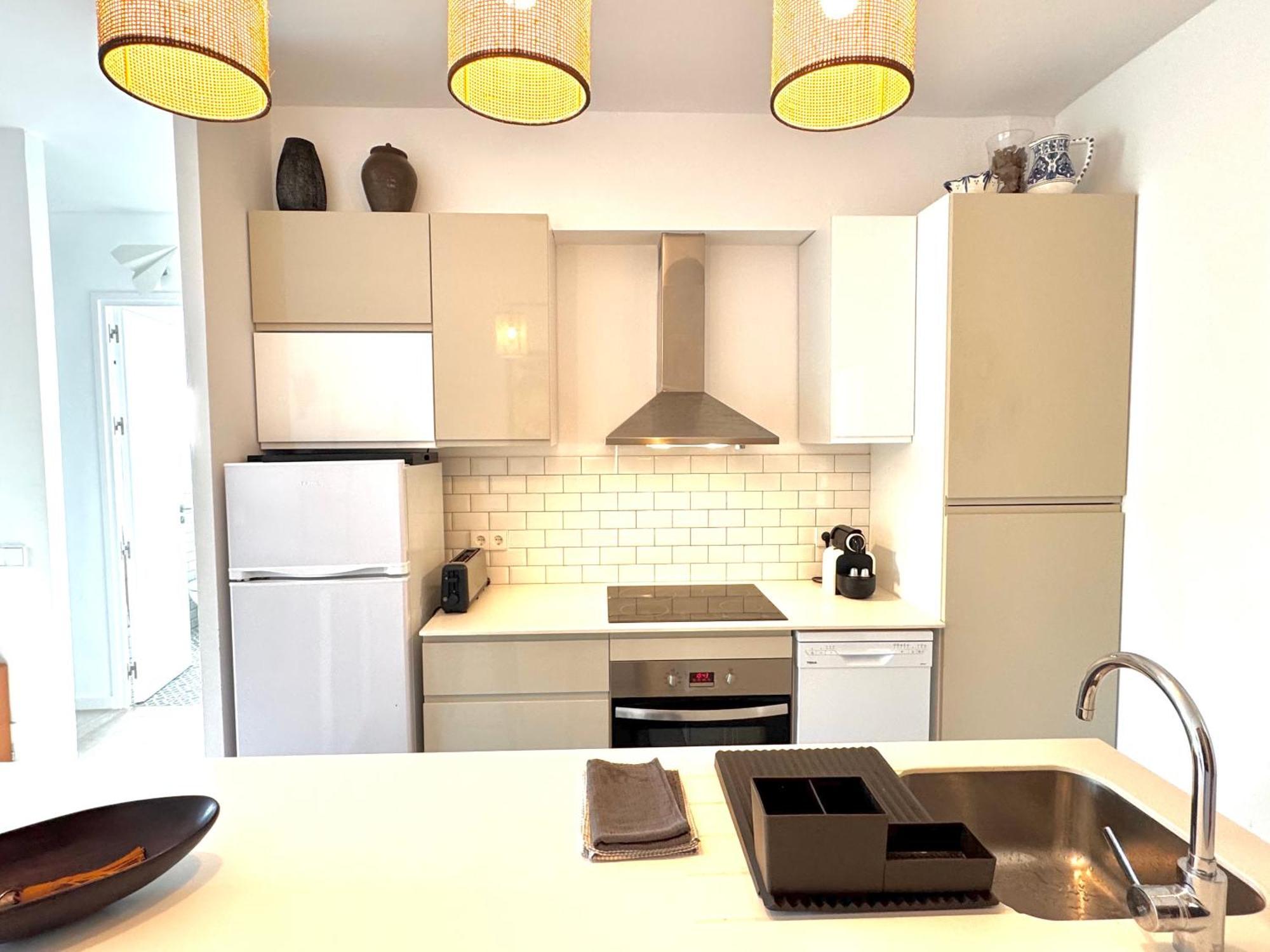 Appartement Es Pujols proche plage, vue mer Buitenkant foto